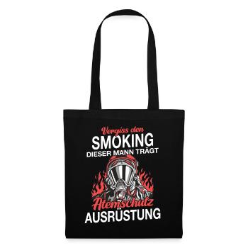 Feuerwehr Feuerwehrmann - Stoffbeutel - Schwarz - Vorne
