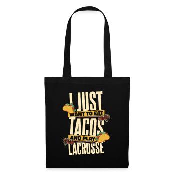 Lacrosse Sports Lacrosse Players - Tote Bag - black - Front