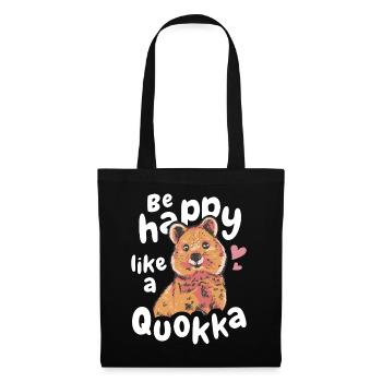Short-tailed kangaroo quokka animal - Tote Bag - black - Front