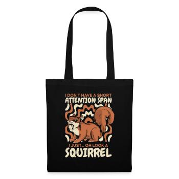 Squirrel Animal - Tote Bag - black - Front