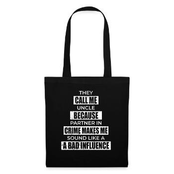 Uncle Fmilie Great-Uncle Uncle - Tote Bag - black - Front
