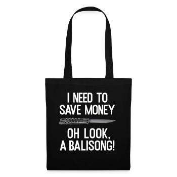 Balisong Flipper Knife Collector Funny Butterfly - Tote Bag - black - Front