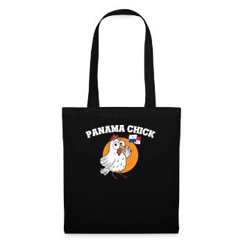 Panama Chick Latina Panaméenne Femme Amérique du Sud - Sac en tissu - noir - Devant
