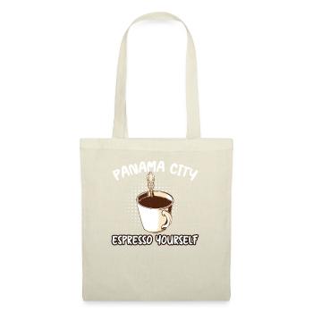 Panama City Espresso Yourself Amateur de café - Sac en tissu - nature - Devant