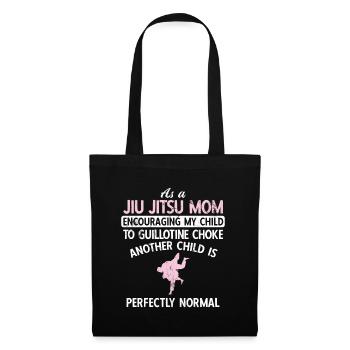 BJJ Jiu Jitsu - Stoffbeutel - Schwarz - Vorne