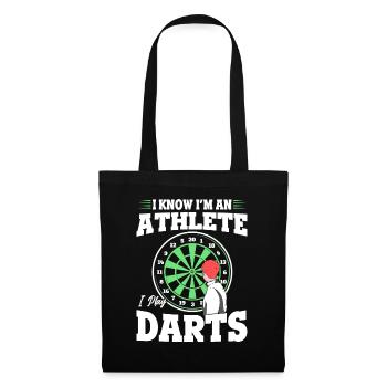 Darts Sportsman Darts Player Athlete Play Darts - Tote Bag - black - Front