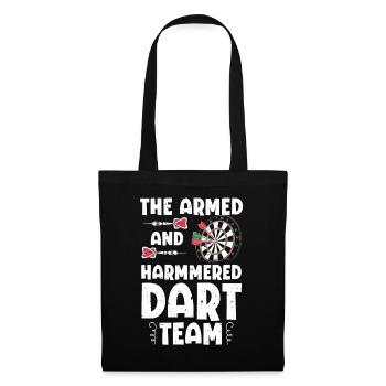 Fléchettes armées Hammered Dart Team Dartboard - Sac en tissu - noir - Devant