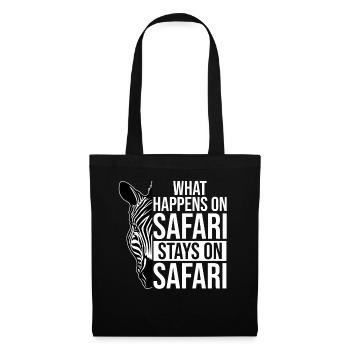 What happens on Safari stays on Safari Africa - Tote Bag - black - Front