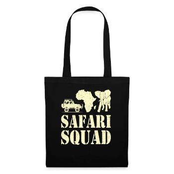 Safari Squad - African Safari Adventures - Stoffbeutel - Schwarz - Vorne