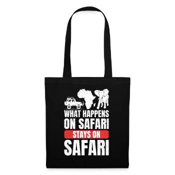 Africa Safari Animals Savannah Saying - Tote Bag - black - Front