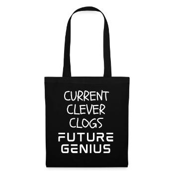 Current Clever Clogs Future Genius - Tote Bag - black - Front