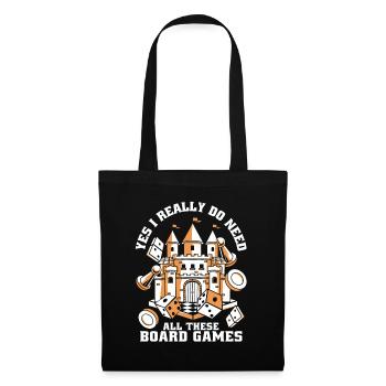 Board Game Board Games Board Games - Tote Bag - black - Front