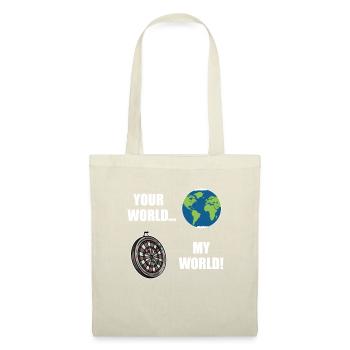Votre monde My Dart World Dartboard Globe - Sac en tissu - nature - Devant