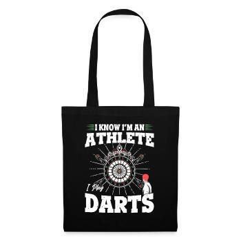 Darts Sportsman Darts Player Athlete Play Darts - Tote Bag - black - Front