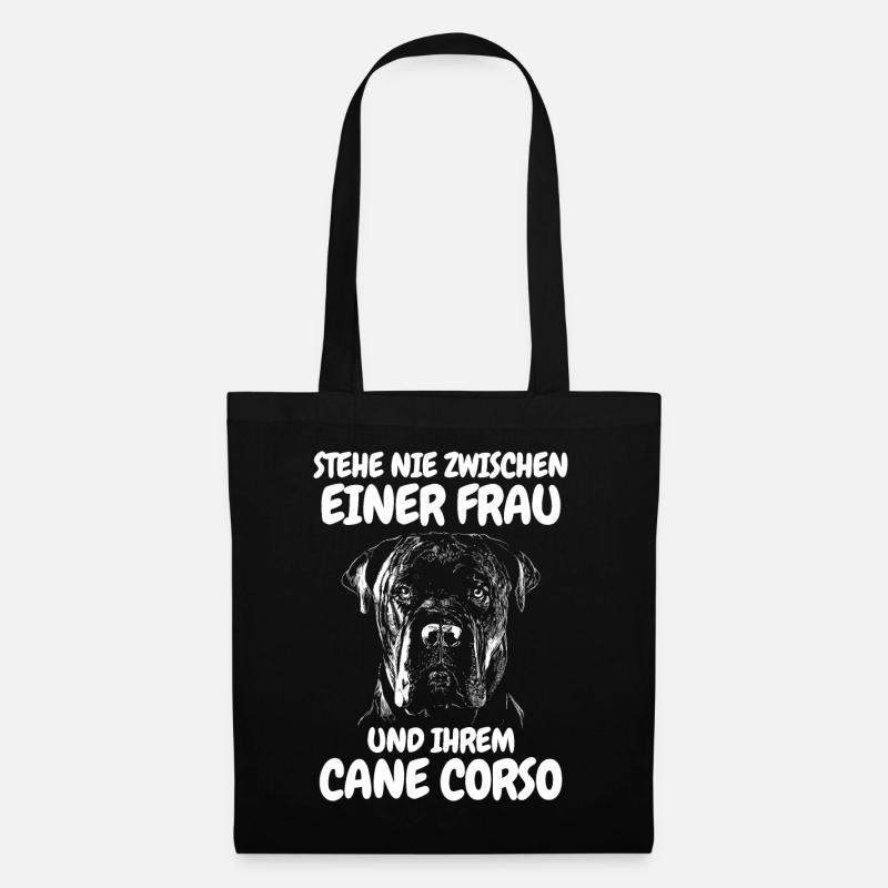 Cane Corso Italiano Hund - Stoffbeutel - Schwarz