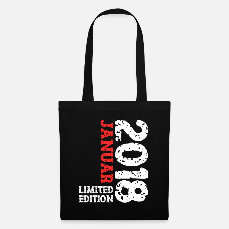2018 Janvier Édition Limitée Cadeau D’anniversaire - Sac en tissu - noir