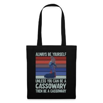 Retro Cassowary Bird Vintage Cassowaries - Tote Bag - black - Front