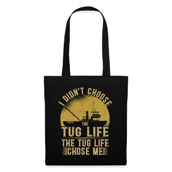 Schlepper Schleppboot Tug Life - Sac en tissu - noir - Devant