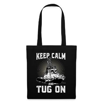 Schlepper Schleppboot Tug Life - Sac en tissu - noir - Devant