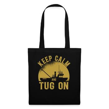 Schlepper Schleppboot Tug Life - Sac en tissu - noir - Devant