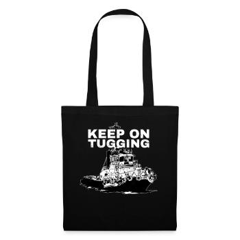 Schlepper Schleppboot Tug Life - Sac en tissu - noir - Devant