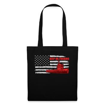 Schlepper Schleppboot Tug Life - Sac en tissu - noir - Devant