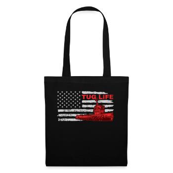 Schlepper Schleppboot Tug Life - Sac en tissu - noir - Devant
