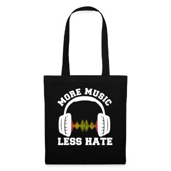 Headphones Music Lovers Women Musicians - Tote Bag - black - Front