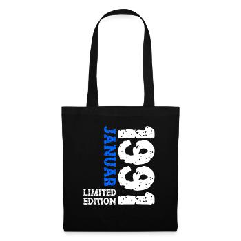 1991 janvier édition limitée déco tenue d’anniversaire - Sac en tissu - noir - Devant