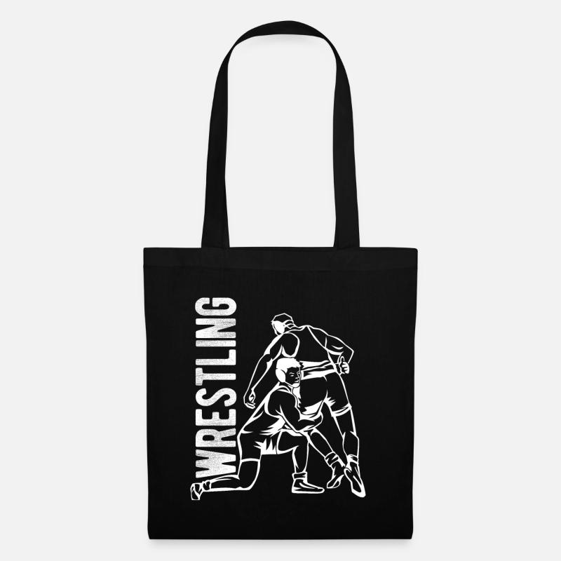 Grappling Martial Arts Wrestling - Stoffbeutel - Schwarz