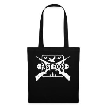 Waterfowl Duck Hunting Hunter Fast Food - Tote Bag - black - Front