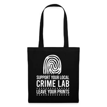 Forensic Technician Crime Scene Investigator Forensic Sentence - Tote Bag - black - Front