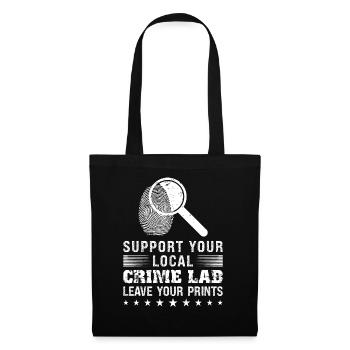 Forensic Technician Crime Scene Investigator Forensic Sentence - Tote Bag - black - Front