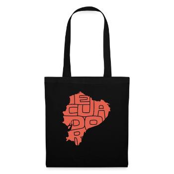 Équateur Pays République de l’Équateur Amérique du Sud Cadeau - Sac en tissu - noir - Devant