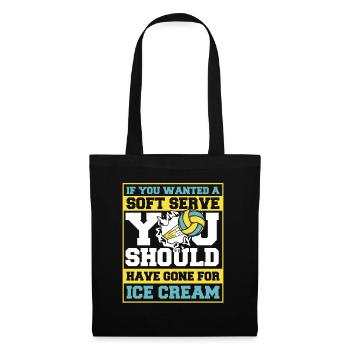 Volleyball Player Beach Volleyball Volleyball S - Tote Bag - black - Front