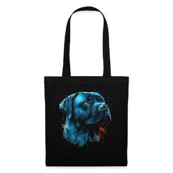 Cane Corso Chien - Sac en tissu - noir - Devant