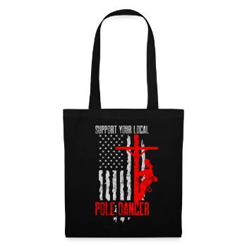 High Voltage Electrician Power Grid - Tote Bag - black - Front