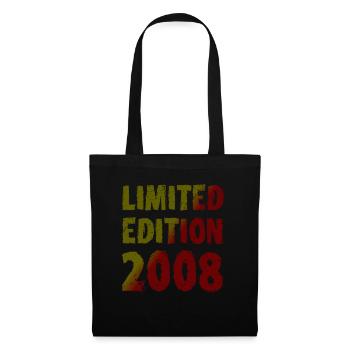 2008 Édition Limitée Anniversaire Cadeau Femme Mari - Sac en tissu - noir - Devant