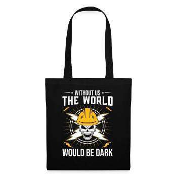 Funny High Voltage Electrician Saying Electrics - Tote Bag - black - Front
