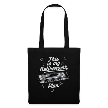 Harmonica Harmonica Musique Instrument - Sac en tissu - noir - Devant