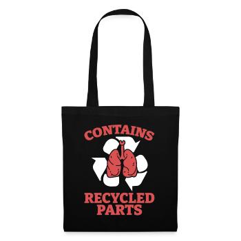 Lung Lung disease Spare parts Lung donation - Tote Bag - black - Front