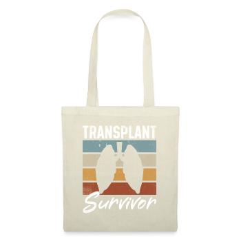 Poumon effondre Donneur Lung Survivor Vintage - Sac en tissu - nature - Devant