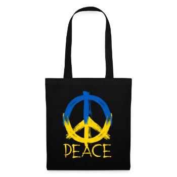 Peace for all people in the Ukraine war - Tote Bag - black - Front