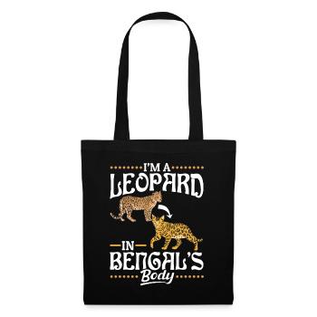 Leopard in Bengal's Body American Cat Breed - Tote Bag - black - Front