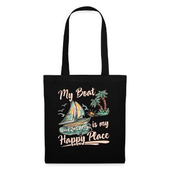 Catamaran Captain Sailboat - Tote Bag - black - Front