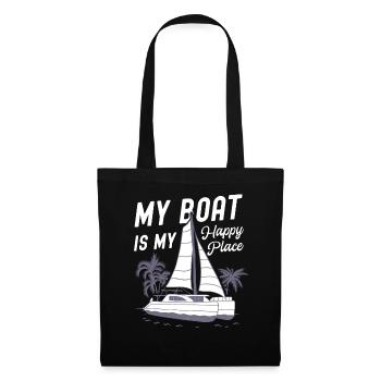 Catamaran Captain Sailboat - Tote Bag - black - Front