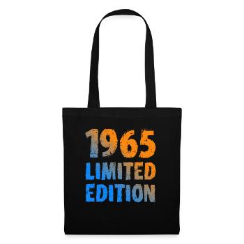 1965 édition limitée anniversaire cadeau femme mari - Sac en tissu - noir - Devant