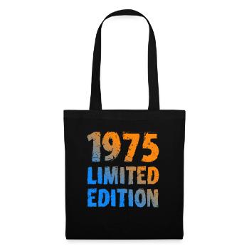 1975 édition limitée anniversaire cadeau femme mari - Sac en tissu - noir - Devant