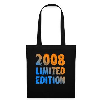 2008 Édition Limitée Anniversaire Cadeau Femme Mari - Sac en tissu - noir - Devant