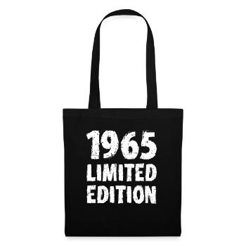 1965 édition limitée anniversaire cadeau femme mari - Sac en tissu - noir - Devant